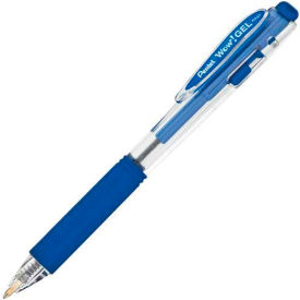 Wow!! Permanent Gel Pen, Medium, Blue Barrel/Ink, Dozen