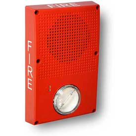 Outdoor Speaker Strobe, Red, Fire
