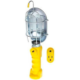 Incandescent Trouble Light - 25' 16/3 Metal Cage with Tap