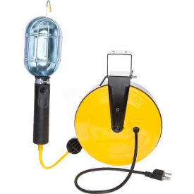 Pro Trouble Light - 50' 18/3 on Metal Retractable Reel