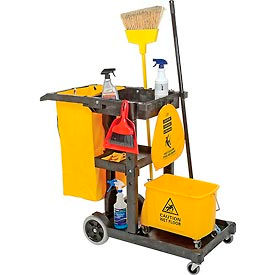 Impact® Janitor Cart - Gray, 6850