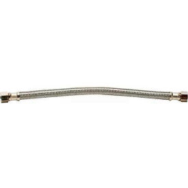 Faucet Supply 3/8 In. Compression X 3/8 In. Compression X 12 In. - Stainless Steel