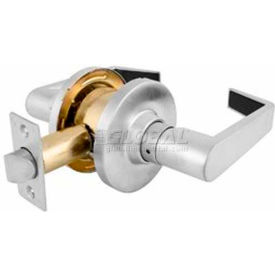 Commercial Cylindrical Lockset Lever, Privacy, Brushed Chrome