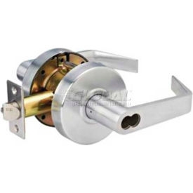 Heavy Duty Lever, Interchangeable Core, Brushed Chrome