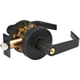 Heavy Duty Lever, Keyed Entry with BumpStop, Oil Rubbed Bronze