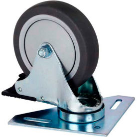 80/20 2338 Triangular Top Plate Caster, Swivel with Brake