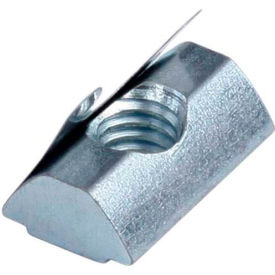 Self-Aligning Roll-In T-Nut W/Spring Leaf