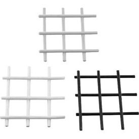 24X96 PVC Coated Wire Mesh Panel 12 GA - Black