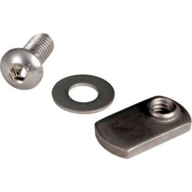 80/20 5/16-18 x 3/4" Button Head Socket Cap Screw, Washer and Slide-In Economy T-Nut