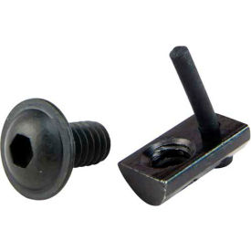1/4-20 x 1/2" FBHSCS and Roll-In T-Nut with Flex Handle