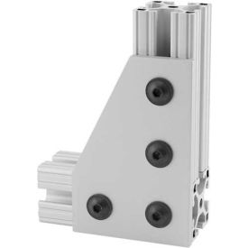 80/20 4350 4 Hole 90 Degree Joining Plate, 4.5 inches in Length