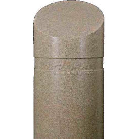 Decorative Bollard Cover, Tan Granite, 11" x 39"