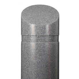 Decorative Bollard Cover, Gray Granite, 11" x 39"
