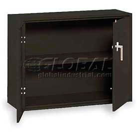 Handy Wall Mount Cabinet, 36"W x 13"D x 27"H, Assembled, Textured Black