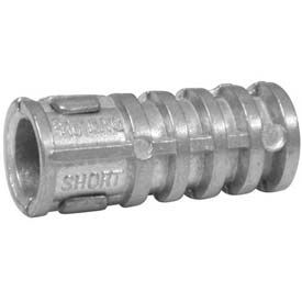 Lag Shield Anchor, Drill Dia 1/2, 5/16 Short, Min Embed 1-1/4