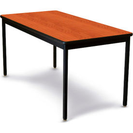 30" x 60" Lobo Heavy Duty Table w/ Fixed Legs - Wild Cherry