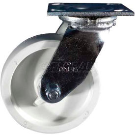 Replacement 6" Swivel Caster 1100 Lb. Stainless Steel Bulk Truck