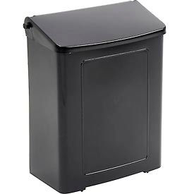Safe-Use Plastic Sanitary Napkin Receptacle - Black, 1103