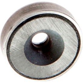 Retaining Magnet Assembly w/ Thru Hole - .79" Dia. Stainless Steel