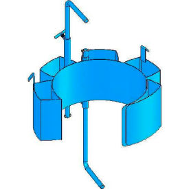 Morse Adaptor for 14"-14.5" Dia. Drum - Brackets Adjust up to 38"H Drum