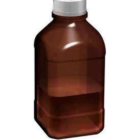 Autoclavable Bottle 1 Liter, 45mm Thread, Amber, Glass
