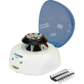 D1008 EZee Mini-Centrifuge, 8-Place 1.5/2.0ml Microtube Rotor and PCR Rotor, Blue