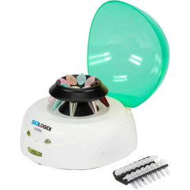 D1008 EZee Mini-Centrifuge, 8-Place 1.5/2.0ml Microtube Rotor and PCR Rotor, Green