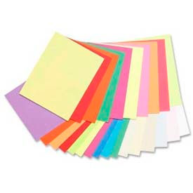 Jumbo Card Stock Paper, 8-1/2" x 11", 65 lb, Assorted, 250 Sheets/Pack