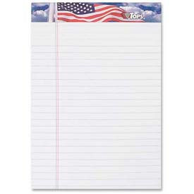 American Pride Writing Tablet, 5" x 8", Jr. Legal Ruled, White, 50 Sheet/Pad, 3 Pad/Pack