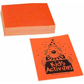 Neon Bond Paper, 8-1/2" x 11", 24 lb, Orange, 100 Sheets/Pack