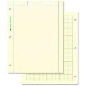 Rediform National Computation Pad, 8-1/2" x 11", Quad Ruled, Green, 100 Sheets/Pad