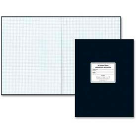 National Laboratory Notebook, 8-1/2" x 11", Quad Ruled, Black Cover, 60 Sheets/Pad