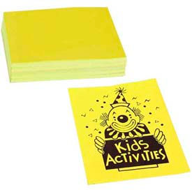 Neon Bond Paper, 8-1/2" x 11", 24 lb, Yellow, 100 Sheets/Pack