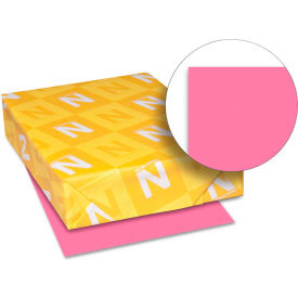 Astrobrights Card Stock Paper, 8-1/2" x 11", Plasma Pink, 250 Sheets/Pack