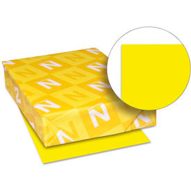 Astrobrights Card Stock Paper, 8-1/2" x 11", Solar Yellow, 250 Sheets/Pack