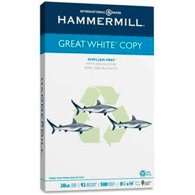 Copy Paper - White - 8-1/2 x 14 - 20 lb. - 500 Sheets/Ream