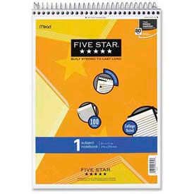 1-Subject Wirebound Notebook, 8-1/2" x 11", College Ruled, 100 Sheets/Pad
