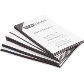 Magnetic Business Card, 3-1/2" x 2", Black, 25 Cards/Pack