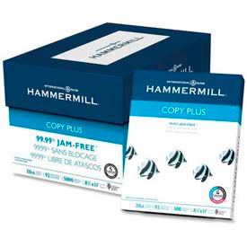 Copy Paper - White - 8-1/2 x 11 - 20 lb. - 5000 Sheets/Carton