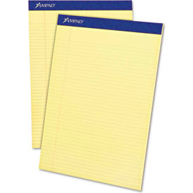 Evidence Pad, 8-1/2" x 11-3/4", Narrow Ruled, Canary, 50 Sheet/Pad, 12 Pads/Pack