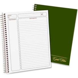Project Planner, Green Cover, White Paper, 7-3/4" x 9-1/2", 84 Sheets/Pad