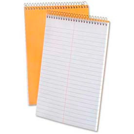Rigid Kraft Covered Steno Book, 6" x 9", Gregg Ruled, White, 70 Sheets/Pad