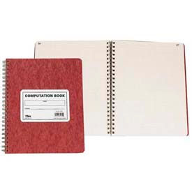 Wirebound Computation Notebook, 9-1/2" x 11-3/4", Quad Ruled, 76 Sheets/Pad