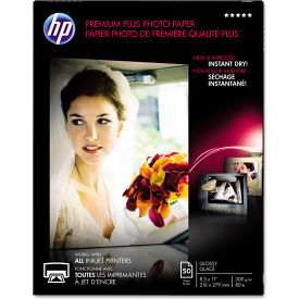 Premium Plus Photo Paper - 11.5 mil - 8-1/2" x 11" - Glossy White - 50 Sheets/Pack
