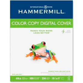 Color Copy Cover Paper, 8-1/2" x 11", 60 lb, Ultra Smooth, White, 250 Sheets/Pack