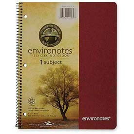 1-Subject Notebook, 8-1/2" x 11", College Ruled, 80 Sheets/Pad
