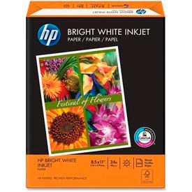 Inkjet Paper - 8-1/2" x 11" - 24 lb - Bright White - 500 Sheets/Ream