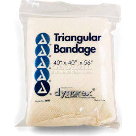 Triangular Bandage, 40" x 40" x 56", 1/Bag