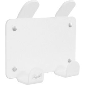 Double Apron & Lab Coat Hook with Magnetic Mount, 8"W x 2"D x 7"H