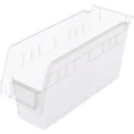 ShelfMax Plastic Nesting Storage Shelf Bin 30040 - 4-1/8"W x 11-5/8"L x 6"H Clear